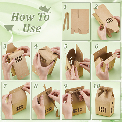 House Shaped Paper Gift Boxes CON-WH0001-43B-02-1