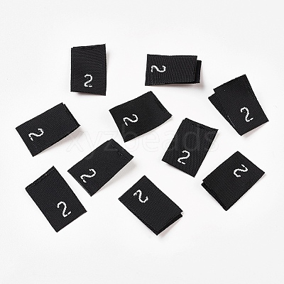 Polyester Clothing Label LS-FIND-WH0030-01-1