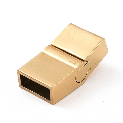 Ion Plating(IP)  316 Surgical Stainless Steel Magnetic Clasps with Glue-in Ends STAS-M297-03A-G-1
