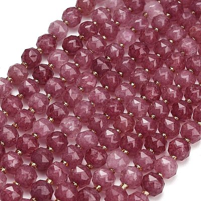 Dyed Imitation Jade Glass Beads Strands GL-Z001-02A-07-1