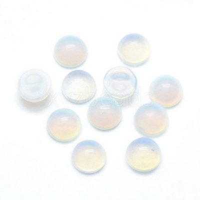 Opalite Cabochons G-P393-R10-6mm-1