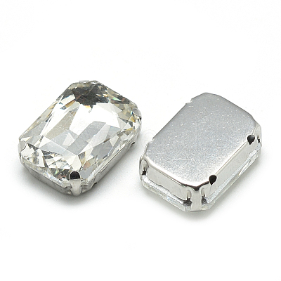 Sew on Rhinestone RGLA-T036-10x14mm-01-1