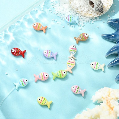 13Pcs 13 Colors Zinc Alloy Beads FIND-CJ0003-22-1