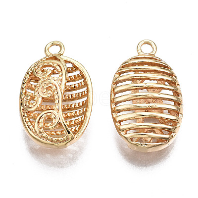 Brass Pendants KK-S356-403-NF-1