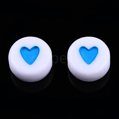 Opaque Acrylic Beads MACR-N008-57H-1