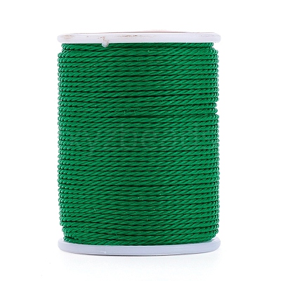 Round Waxed Polyester Cord YC-G006-01-1.0mm-18-1