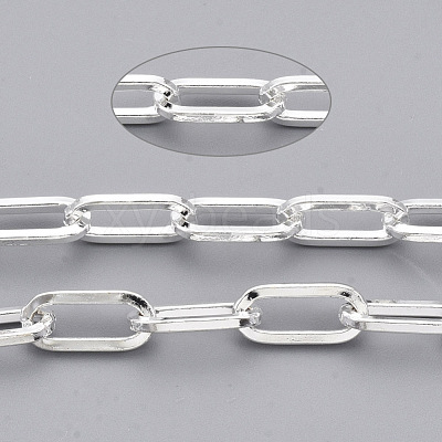 Unwelded Iron Paperclip Chains CH-S125-02F-S-1