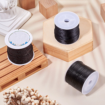 3 Rolls 3 Styles Nylon & Waxed Polyester Cord DIY-TA0015-03B-1