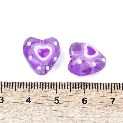 Handmade Lampwork Beads Strands LAMP-R004-06A-02-1