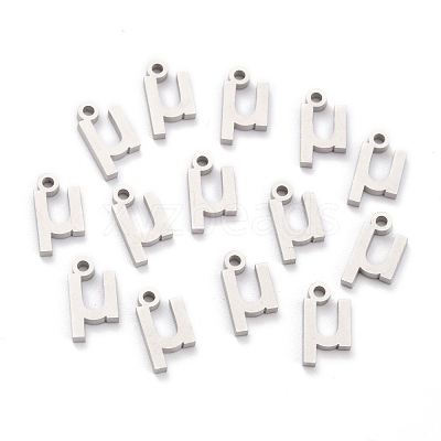 Non-Tarnish 304 Stainless Steel Pendants STAS-F267-10M-P-1