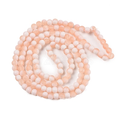 Frosted Crackle Glass Beads X1-GLAA-U001-8mm-M05-1