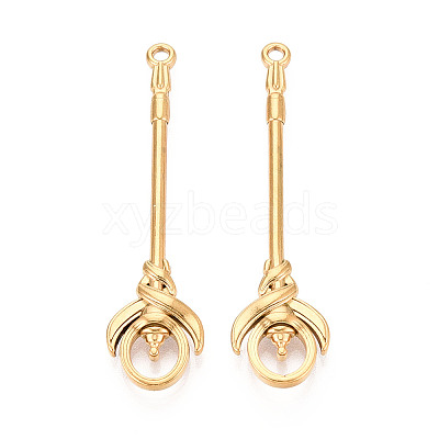 304 Stainless Steel Pendants STAS-N114-64G-1