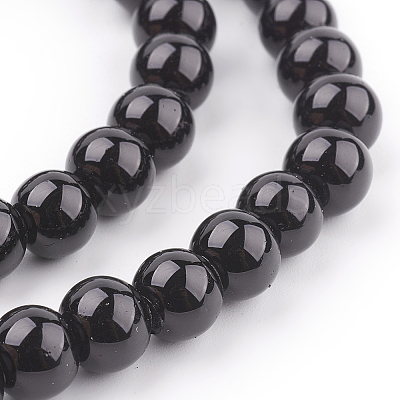 Glass Pearl Beads Strands X-HY-8D-B20-1-1