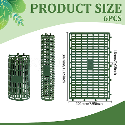 PVC Plastic Tree Trunk Cover AJEW-WH0609-625-1