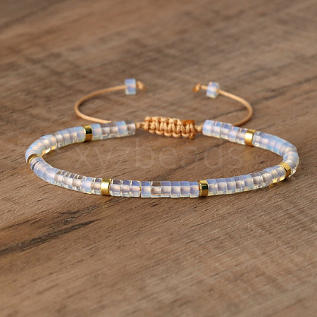 Opalite Beaded Braided Bracelets QH4784-15-1