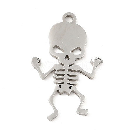 Non-Tarnish 201 Stainless Steel Pendants LS-STAS-E015-20P-1