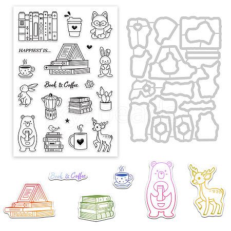 Globleland PVC Plastic Stamps DIY-GL0002-11-1