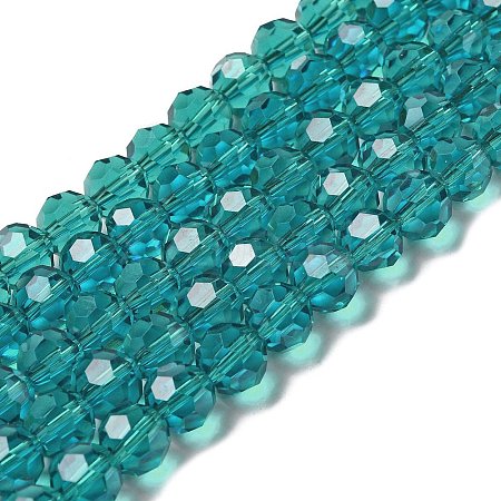 Transparent Glass Beads EGLA-A035-T8mm-D12-1