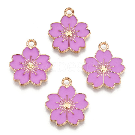 Alloy Enamel Pendants X-ENAM-S121-115H-1