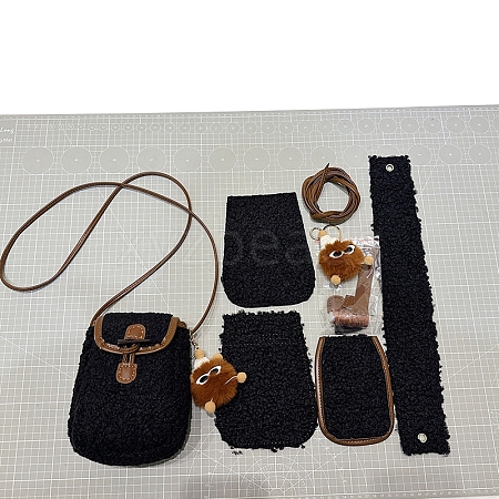 DIY Hand-woven Wool Bag Kits PW-WGF0930-01-1