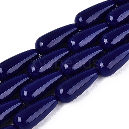 Opaque Glass Beads Strands X-GLAA-Q113-03A-C05-1