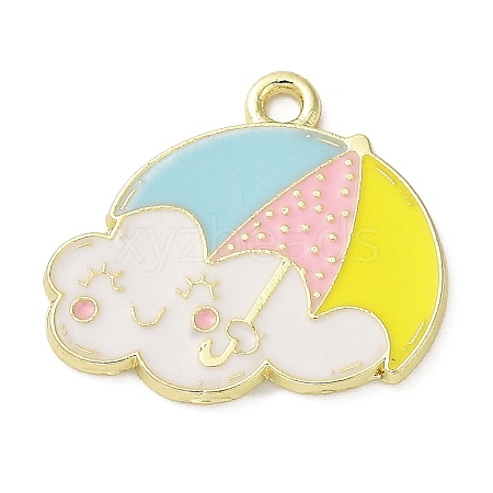 Alloy Enamel Pendants ENAM-K071-01G-04-1