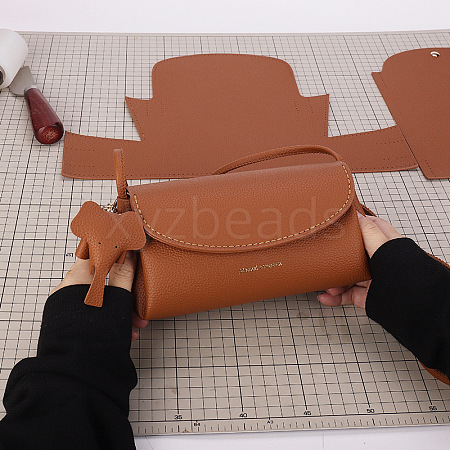 DIY Rectangle Women's Crossbody Handbag Making Kits PW-WG235F5-02-1