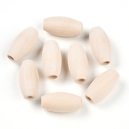 Unfinished Wood Beads WOOD-S650-85-01-LF-1