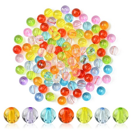 Transparent Acrylic Beads MACR-YW0002-72B-1