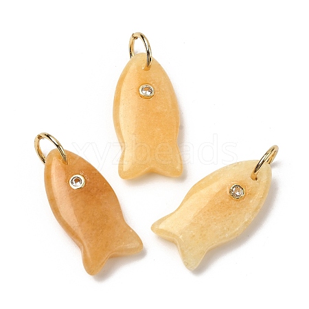 Natural Topaz Jade Pendants G-A297-01G-06-1