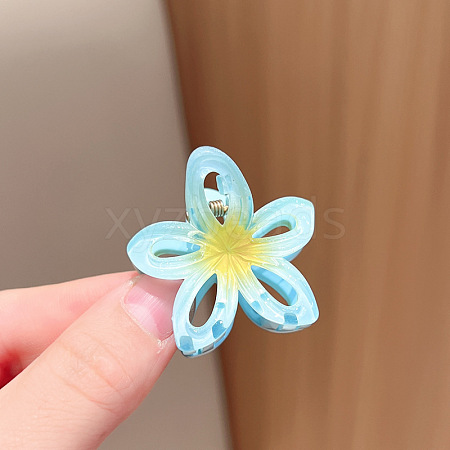 Flower Plastic Claw Hair Clips PW-WG3FA62-06-1