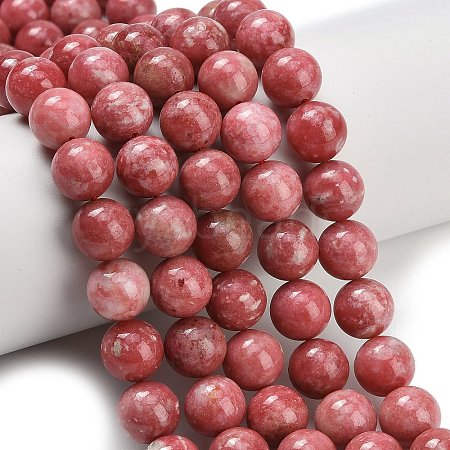 Natural Thulite Beads Strands G-C280-B17-10mm-1