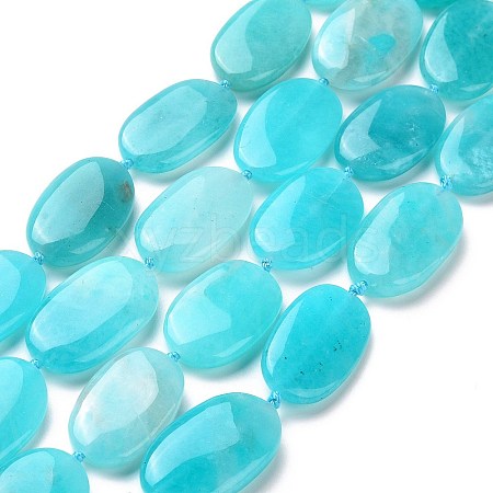 Natural Amazonite Beads Strands G-P478-03B-1