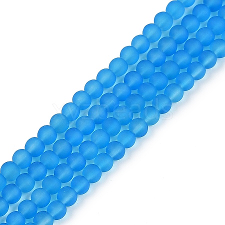 Transparent Glass Beads Strands GLAA-XCP0001-50-1