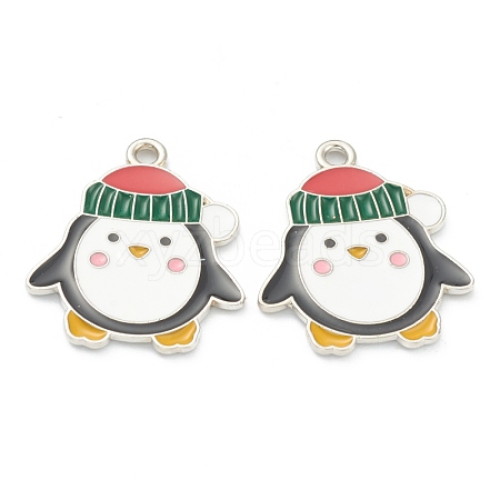 Alloy Enamel Pendants X-ENAM-J649-17P-1