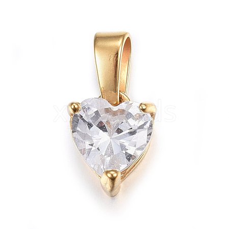 Cubic Zirconia Charms X-STAS-P216-13G-1