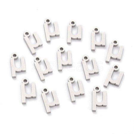 Non-Tarnish 304 Stainless Steel Pendants STAS-F267-10M-P-1