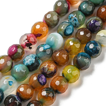 Natural Agate Beads Strands X-G-C082-A01-01-1