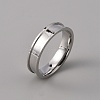 201 Stainless Steel Grooved Finger Ring Settings STAS-WH0027-27H-P-1