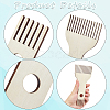 4Pcs Plywood Wooden Yarn Comb TOOL-CY0001-04-6