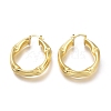 Brass Hoop Earrings EJEW-H104-14G-2