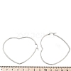 Tarnish Resistant 201 Stainless Steel Hoop Earrings X-EJEW-A052-11B-4