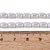 Electroplate Opaque Glass Beads Strands EGLA-Q132-03A-C01-4
