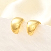 Rack Plating Brass Cuff Earrings for Women LS-EJEW-H091-17G-5