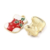 Christmas Theme Rack Plating Alloy Pendants FIND-M020-04G-06-2