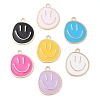 Alloy Enamel Pendants PALLOY-S192-03G-1