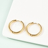 Ion Plating(IP) 304 Stainless Steel Hoop Earrings EJEW-P177-G-24-4