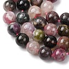 Natural Multicolor Tourmaline Round Bead Strands G-I162-01-8mm-4