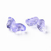 Transparent Spray Painted Glass Beads LS-GLAA-S190-018A-06-3