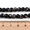 Baking Paint Glass Beads Strands DGLA-N010-6mm-10-4